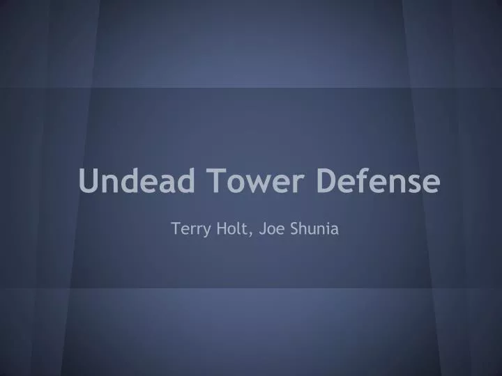 undead tower defense