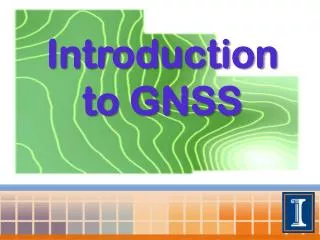 Introduction to GNSS