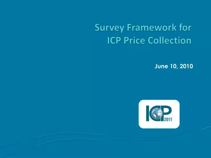 survey framework for icp price collection