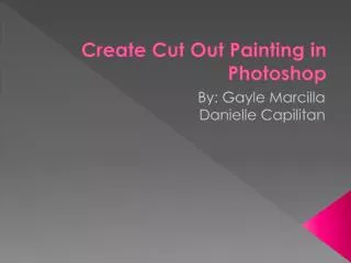 Create Cut Out Painting in Photoshop