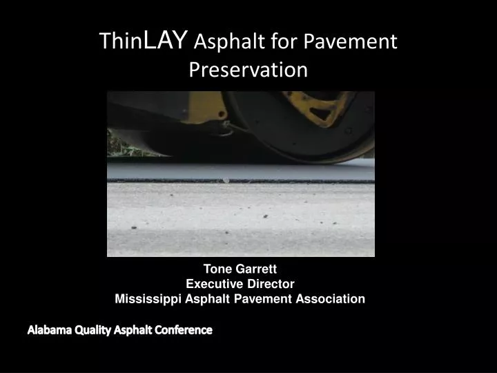 thin lay asphalt for pavement preservation