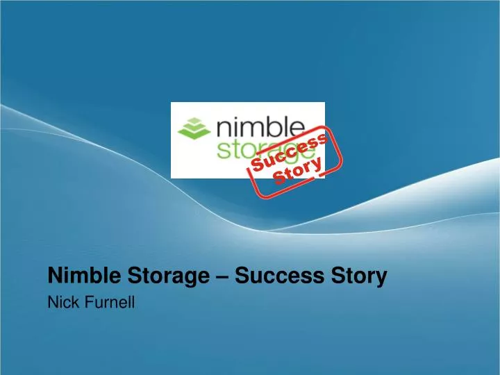 nimble storage success story