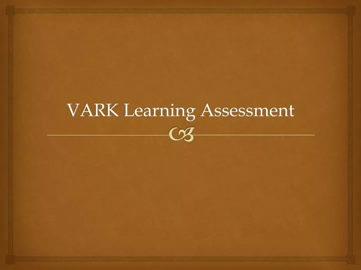vark learning assessment