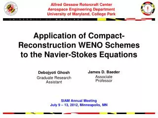 Application of Compact -Reconstruction WENO Schemes to the Navier-Stokes Equations
