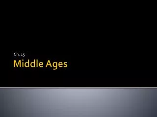 Middle Ages