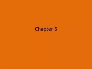 Chapter 6