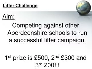 Litter Challenge