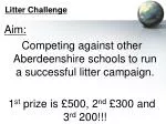 Litter Challenge - slide 1