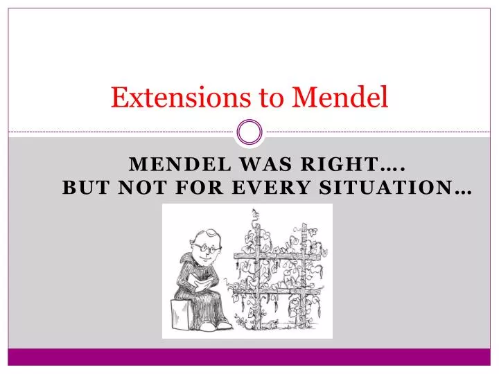extensions to mendel