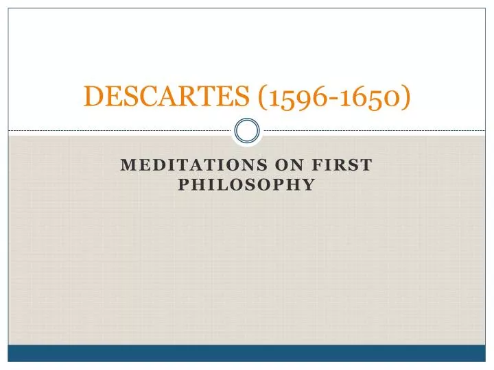 descartes 1596 1650