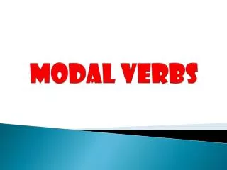 modal verbs