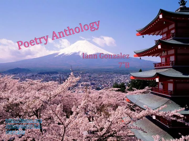poetry anthology