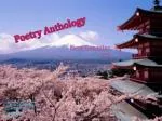 Poetry Anthology - slide 1
