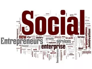 Defining social enterprises