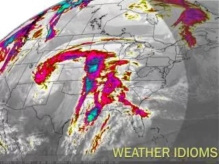 weather idioms