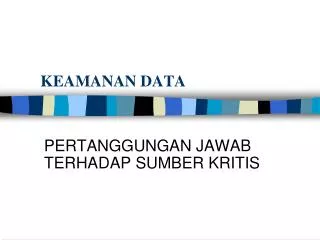 KEAMANAN DATA