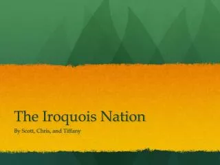 The Iroquois Nation