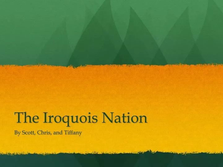 the iroquois nation