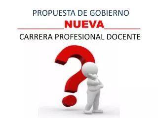 nueva carrera profesional docente