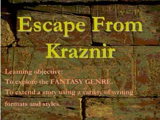 Escape From Kraznir