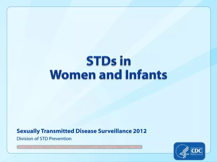 stds in women and infants