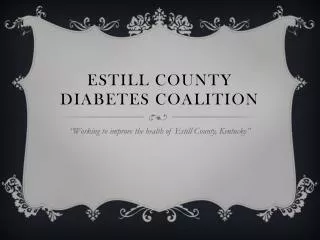 Estill County Diabetes Coalition