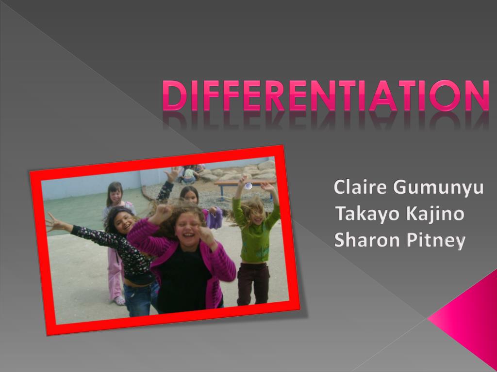 PPT - DIFFERENTIATION PowerPoint Presentation, free download - ID:1967988