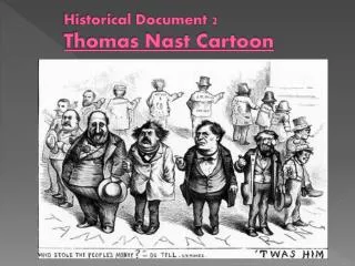 Historical Document 2 Thomas Nast Cartoon