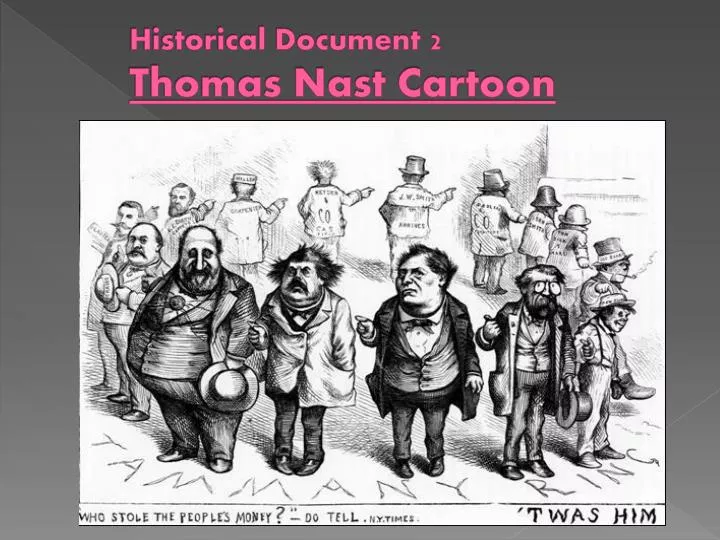 historical document 2 thomas nast cartoon