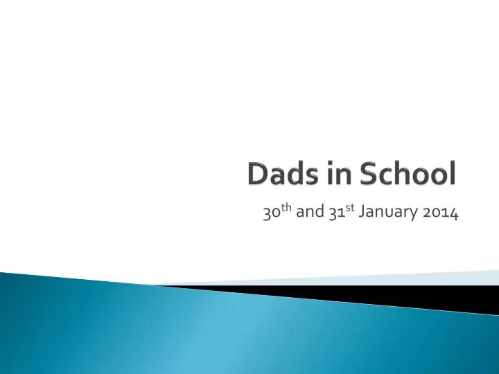 dads in school