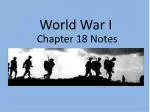 World War I - slide 1