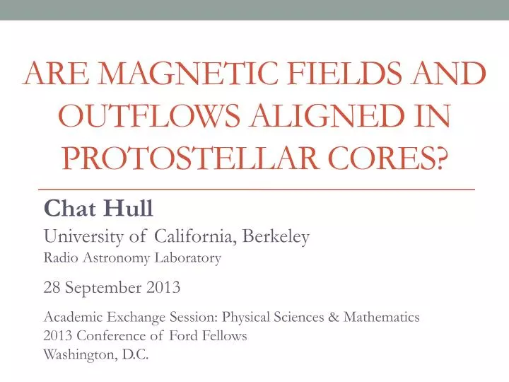 are magnetic fields and outflows aligned in protostellar cores