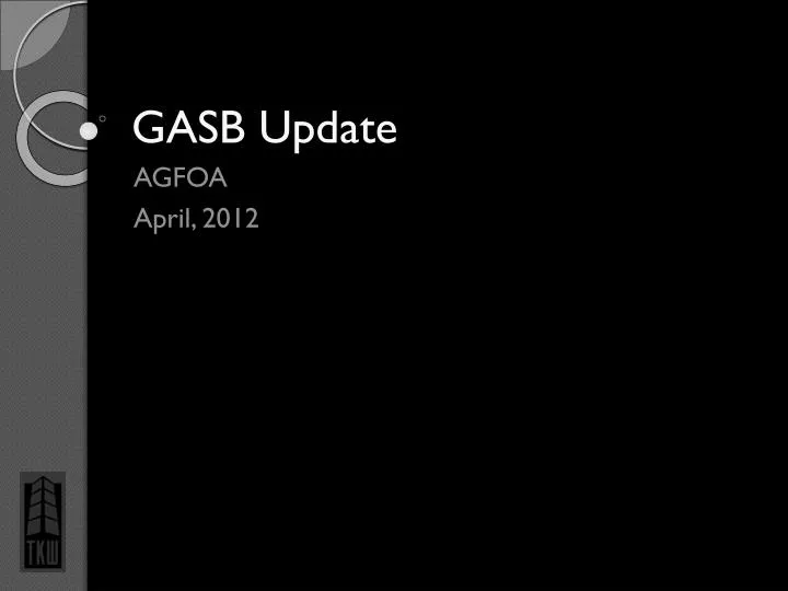 gasb update