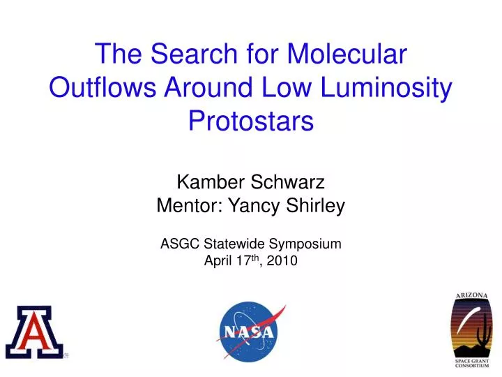 the search for molecular outflows around low luminosity protostars