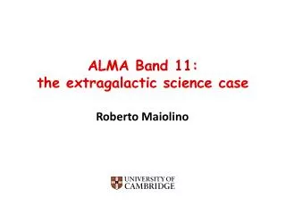 ALMA Band 11: t he extragalactic science case