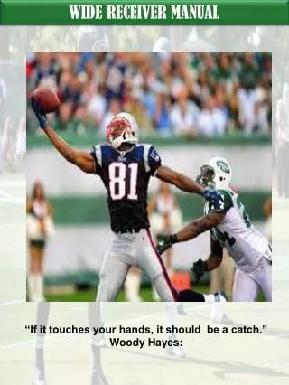 WIDE RECEIVER MANUAL
