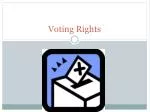 Voting Rights - slide 1