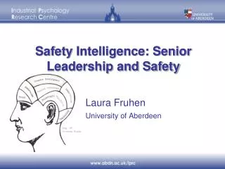 Safety Intelligence: Senior Leadership and Safety