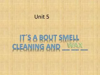 Unit 5