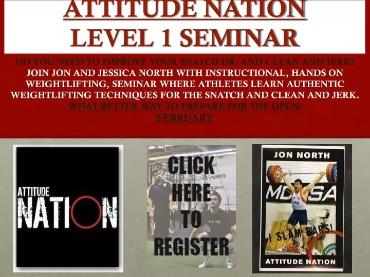 attitude nation level 1 seminar
