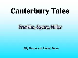 Canterbury Tales