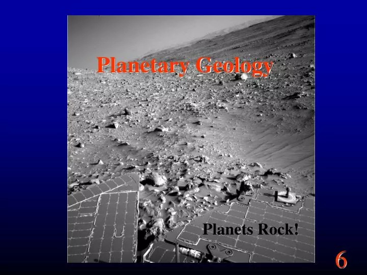 planetary geology