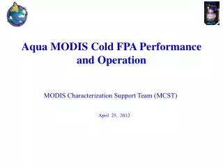 Aqua MODIS Cold FPA Performance and Operation