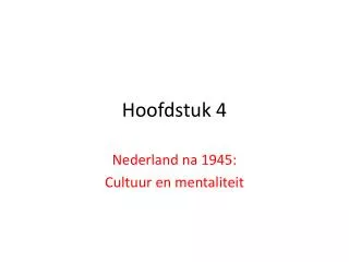 hoofdstuk 4
