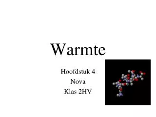warmte