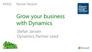 Grow your business with Dynamics