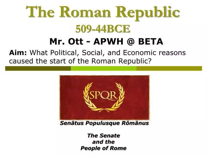 the roman republic 509 44bce