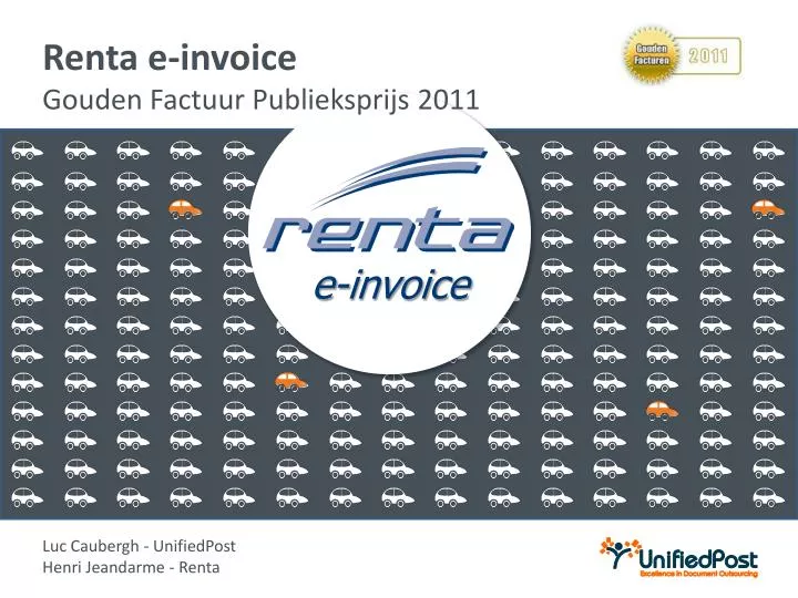 renta e invoice gouden factuur publieksprijs 2011