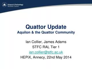 Quattor Update Aquilon &amp; the Quattor Community