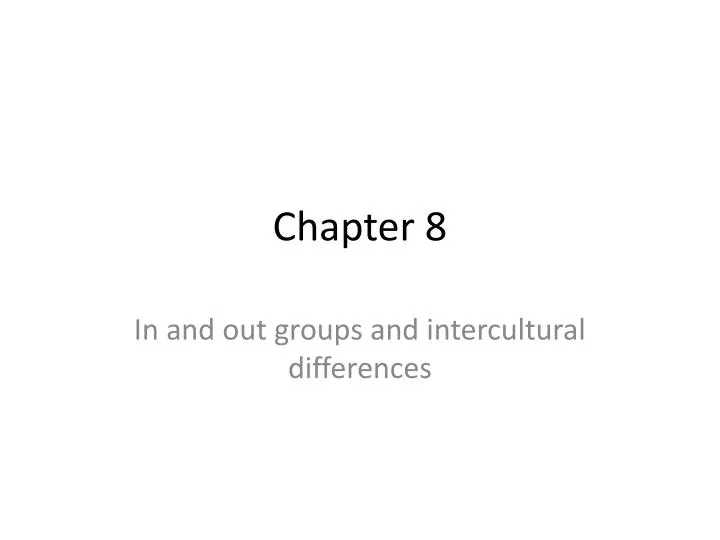 PPT - Chapter 8 PowerPoint Presentation, Free Download - ID:1968742